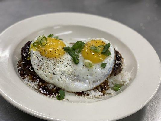 Loco Moco Hawaiian style