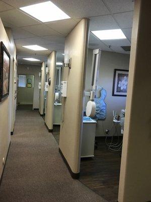 Hallway to treatment area