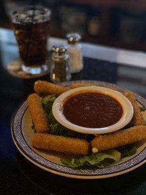 Golden Fried Mozzarella