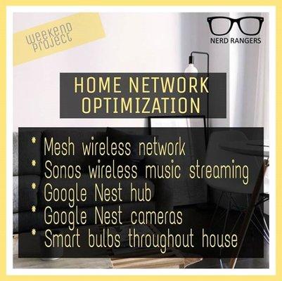 Helped a customer get consistent and fast internet to every corner of their house via a Orbi mesh network.