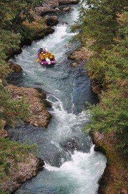 White Water Rafting White Salmon River Washington. Portland OR Best Whitewater River Rafting