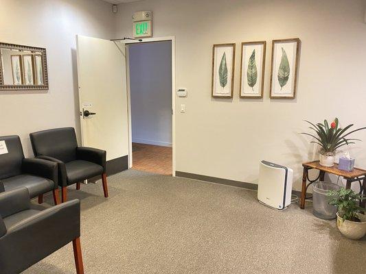 This is our patient waiting area. We Welcome New Patients!