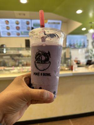 Taro milk tea and Honey dew milk tea tea, Amazing