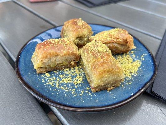 Two orders of baklava