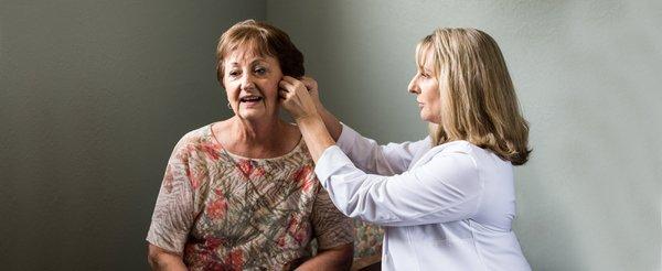 Fitting hearing aids is only one of our many hearing care specialties.