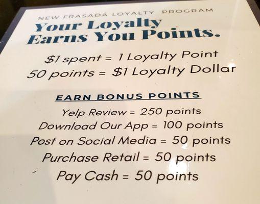 Loyalty Program ~ June 2022