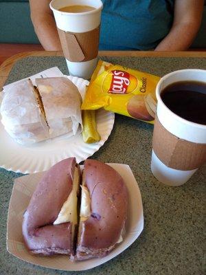 OH BABY! On a Memory Lane road trip in Binghamton, and back to BAGEL HEAVEN today! :-D