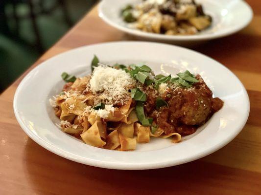 Spaghetti and Grandma's Meatballs