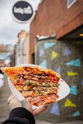 What's better than a marghie slice on an overcast afternoon? Probably a little sun, but we take what we can get!