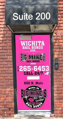 Close to the Sedgwick County jail, at 600 N Main. 24/7 call 265-6453