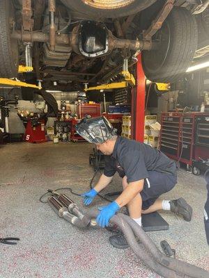 Exhaust repair and upgrades