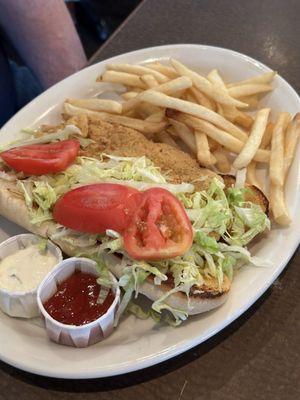 Po- Boy Sandwich - catfish