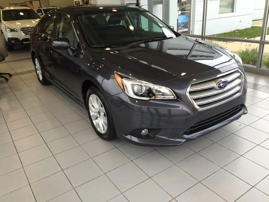 A 2015 Subaru Legacy 2.5i Premium.