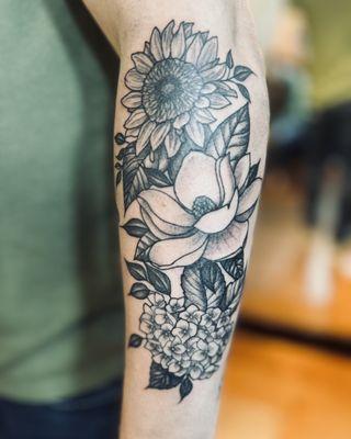 Floral tattoo