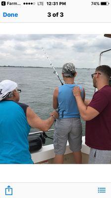 Fishing. Private charter. Family fun. Flounders.