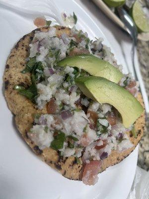 Ceviche de pescado