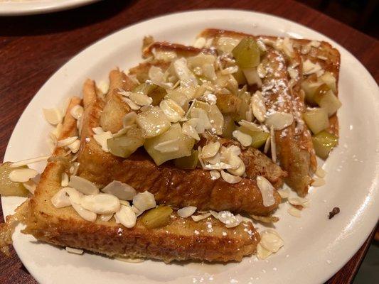 Apple caramel French toast