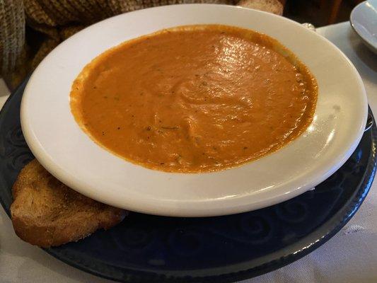 Fire roasted tomato bisque