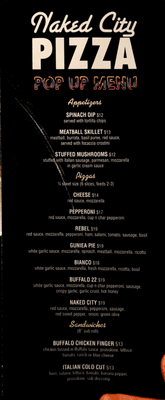 Temporary limited menu, full menu (including breakfast starts on 8/5