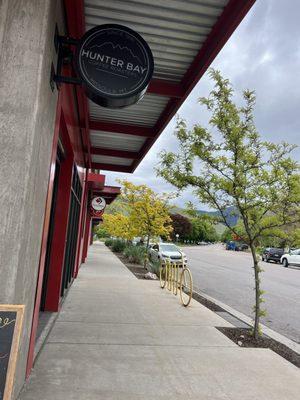 Street view of the coffee shop