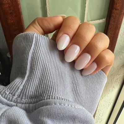 Gel manicure on my natural nails