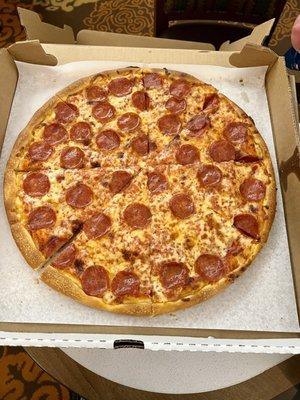 Large Pepperoni Pizza