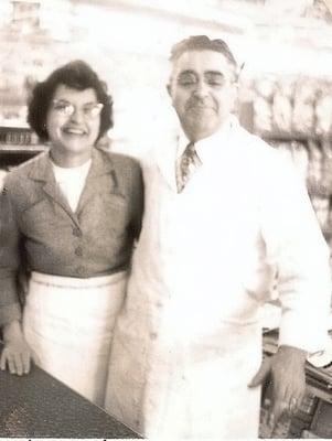 1948 Eddie and Helen Pacheco, store founders.