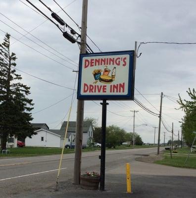 Denning's Street Sign