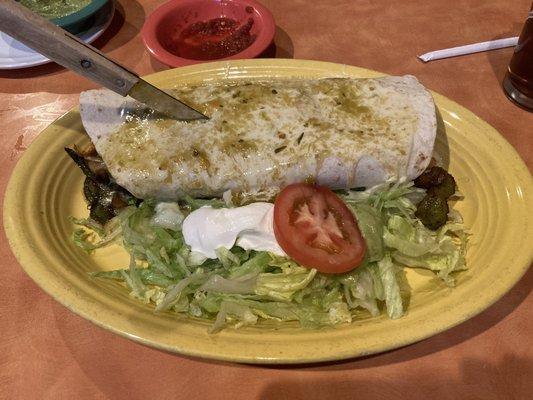 Fajita burrito