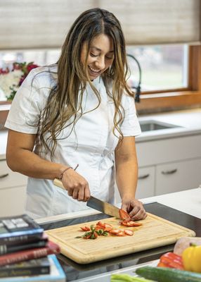 All food is prepared by local executive chef and owner Beca Tuinei