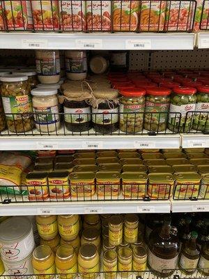 Many options for pickles