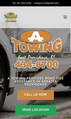 Towing service, along with auto body and car repairs