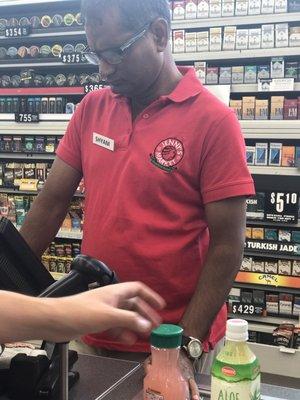 Very nice cashier