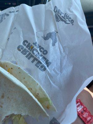 Found this hair in my taco... barf.