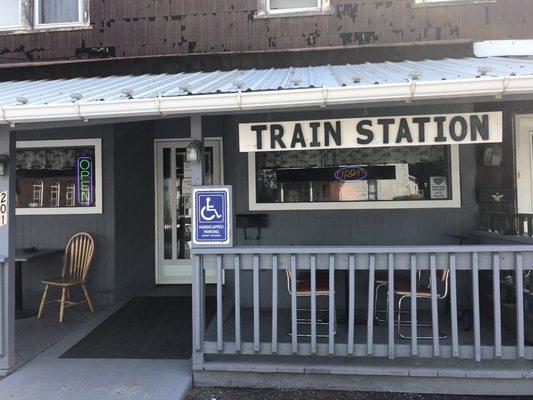 Exterior of The Train Station in Castanea, PA