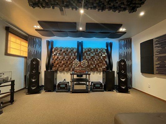 2-channel listening room