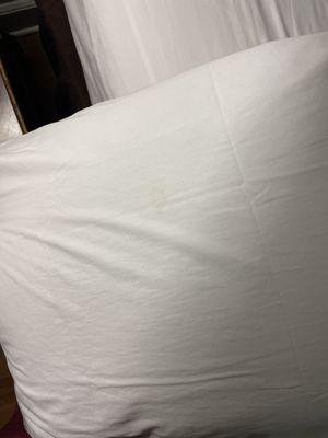 Stain on pillow case