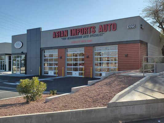 Asian Imports Auto Henderson location.  Just across from the Valley Auto Mall at Gibson and American Pacific.