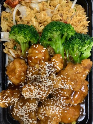 Sesame Chicken Combo