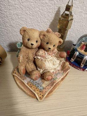 Antique little teddy bears