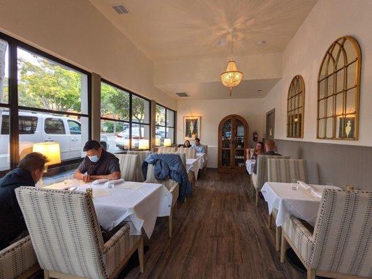 Inside dining room