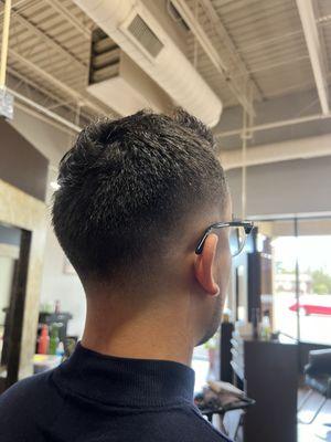 "A fresh fade, tailored just for you at Berenice Salon Spa. Book now!"