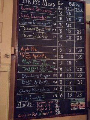 Mead Menu