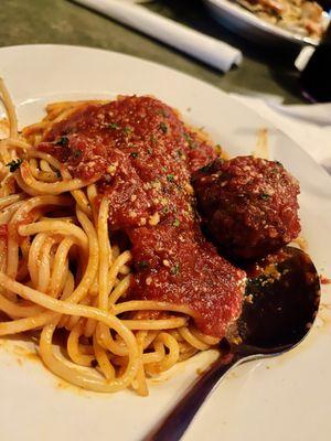 Kids Spaghetti and Meatballs