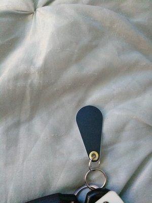 Picture of the duplicate key fob made by CloneMyKey.