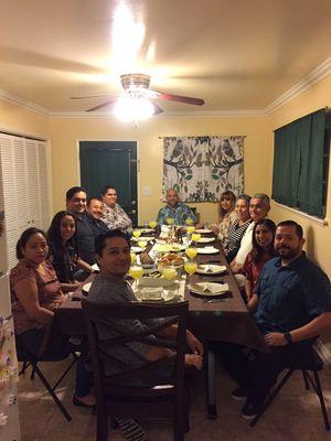 Spanish ministry dinner with our brothers and sisters in Christ.