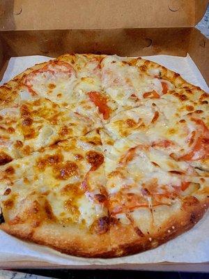 Classic white pizza