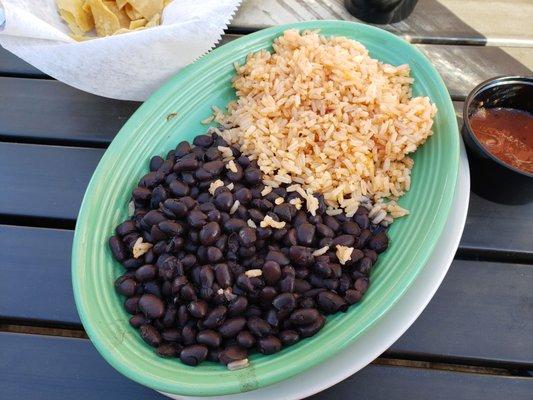 Black beans and rice