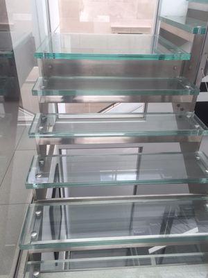 Glass stairs