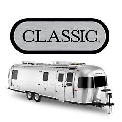 Airstream Classic luxury travel trailer at Airstream of South Florida, on I-75 at exit 141 in Fort Myers, Florida.